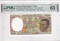 Central African States, 1.000 Francs, 2000, UNC, p602Pg