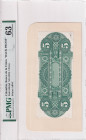 Colombia, 5 Pesos, 1883, UNC, pS861p2, BACK PROOF