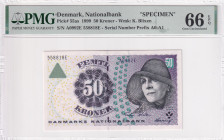 Denmark, 50 Kroner, 1999, UNC, p55as, SPECIMEN