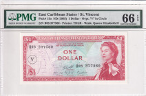 East Caribbean States, 1 Dollar, 1965, UNC, p13o