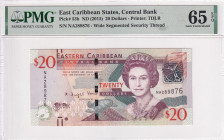 East Caribbean States, 20 Dollars, 2015, UNC, p53b