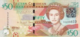 East Caribbean States, 50 Dollars, 2015, UNC, p54b