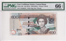 East Caribbean States, 100 Dollars, 2015, UNC, p55b