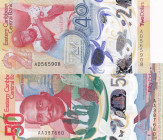East Caribbean States, 2-50 Dollars, 2023/2024, UNC, p61;p62, (Total 2 banknotes)