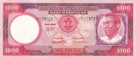 Equatorial Guinea, 1.000 Ekuele, 1975, UNC(-), p139