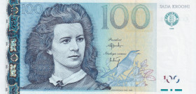 Estonia, 100 Krooni, 1999, UNC, p82a