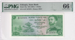 Ethiopia, 1 Dollar, 1961, UNC, p18a