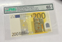 European Union, 200 Euro, 2002, UNC, p19x