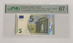 European Union, 5 Euro, 2013, UNC, p27n