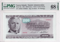 Faeroe Islands, 1.000 Kronur, 1994, UNC, p23e