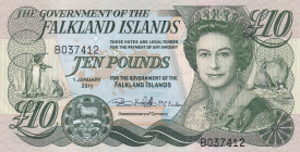 Falkland Islands, 10 Pounds, 2011, UNC, p18
