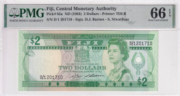 Fiji, 2 Dollars, 1983, UNC, p82a