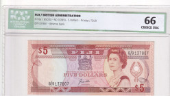 Fiji, 5 Dollars, 1989, UNC, p91a