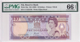 Fiji, 10 Dollars, 1989, UNC, p92a