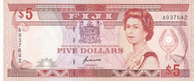 Fiji, 5 Dollars, 1992, UNC, p93a