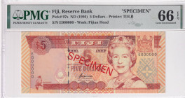 Fiji, 5 Dollars, 1995, UNC, p97s, SPECIMEN