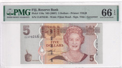 Fiji, 5 Dollars, 2007, UNC, p110a