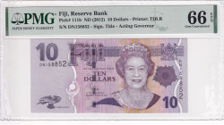 Fiji, 10 Dollars, 2012, UNC, p111b