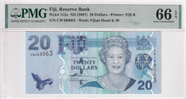 Fiji, 20 Dollars, 2007, UNC, p112a