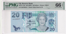 Fiji, 20 Dollars, 2007, UNC, p112a