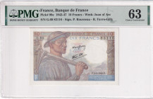 France, 10 Francs, 1943, UNC, p99e
