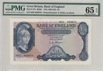 Great Britain, 5 Pounds, 1961-63, UNC, p372a