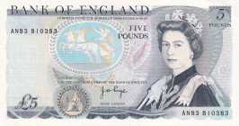 Great Britain, 5 Pounds, 1971/1991, UNC, p378b
