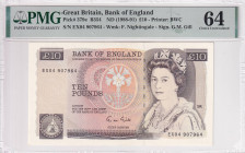 Great Britain, 10 Pounds, 1988-91, UNC, p379e