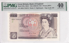 Great Britain, 10 Pounds, 1988/1998, XF, p379e