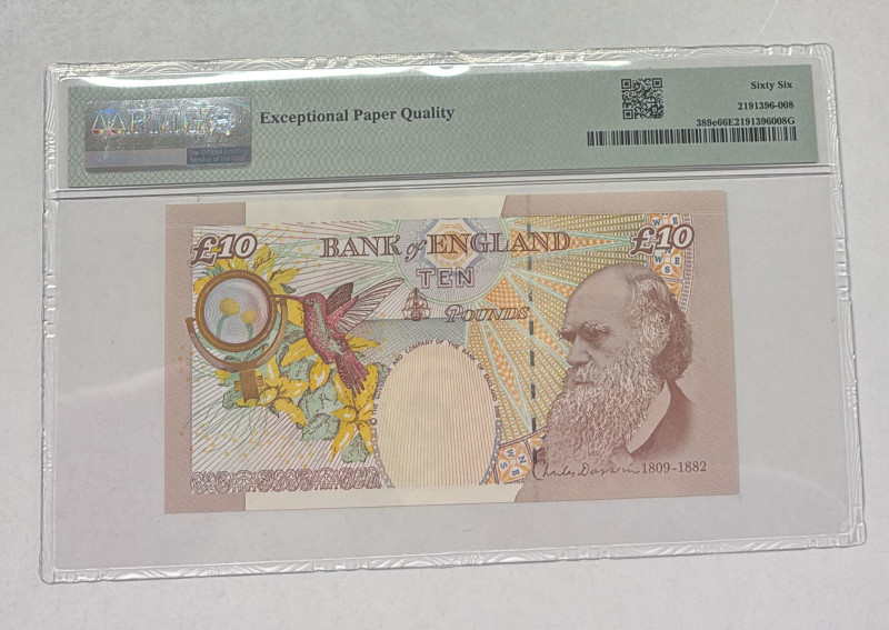 Great Britain, 10 Pounds, 2015, UNC, p389e

PMG 66 EPQ, Queen Elizabeth II. Po...