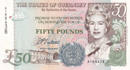 Guernsey, 50 Pounds, 1996, XF(+), p59