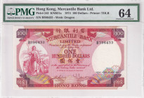 Hong Kong, 100 Dollars, 1974, UNC, p245a