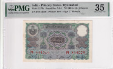 India, 5 Rupees, 1945-46, VF, pS273d