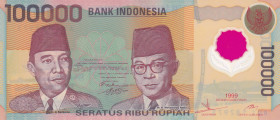 Indonesia, 100.000 Rupiah, 1999, UNC, p140