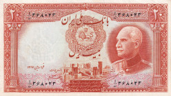 Iran, 20 Rials, 1938, VF, p34Ab