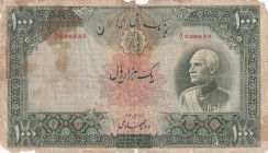 Iran, 1.000 Rials, 1938, FINE, p38