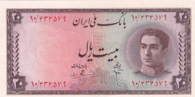 Iran, 20 Rials, 1948, UNC(-), p48