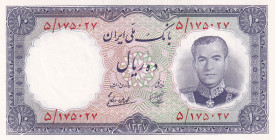 Iran, 10 Rials, 1958, UNC(-), p68