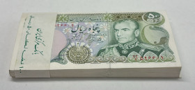 Iran, 50 Rials, 1974/1979, UNC, p101e, BUNDLE