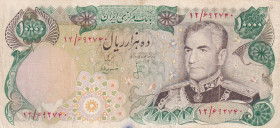 Iran, 10.000 Rials, 1974/1979, XF(-), p107b