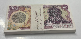 Iran, 100 Rials, 1979, UNC, p118b, BUNDLE
