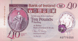Ireland, 10 Pounds, 2017, UNC, p87