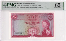 Jersey, 5 Pounds, 1963, UNC, p9b