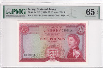 Jersey, 5 Pounds, 1963, UNC, p9b