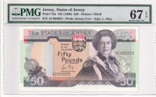 Jersey, 50 Pounds, 1989, UNC, p19a