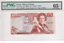 Jersey, 10 Pounds, 2000, UNC, p28a