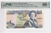 Jersey, 20 Pounds, 2000, UNC, p29a