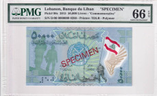 Lebanon, 50.000 Livres, 2015, UNC, p98s, SPECIMEN