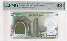 Lebanon, 100.000 Livres, 2020, UNC, p99a