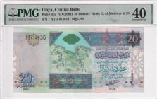 Libya, 20 Dinars, 2002, XF, p67a
